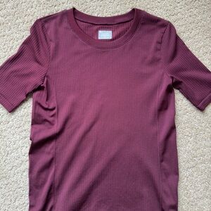 Athleta Ribbed Tee